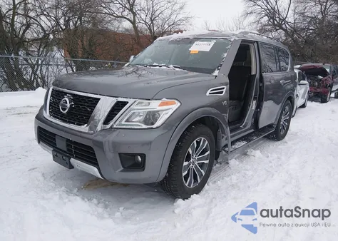 2018 Nissan Armada Sl из США, поврежденный, VIN JN8AY2NC8JX501324